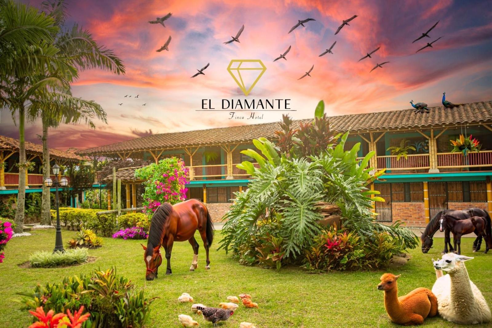 Finca Hotel El Diamante Каларка Экстерьер фото